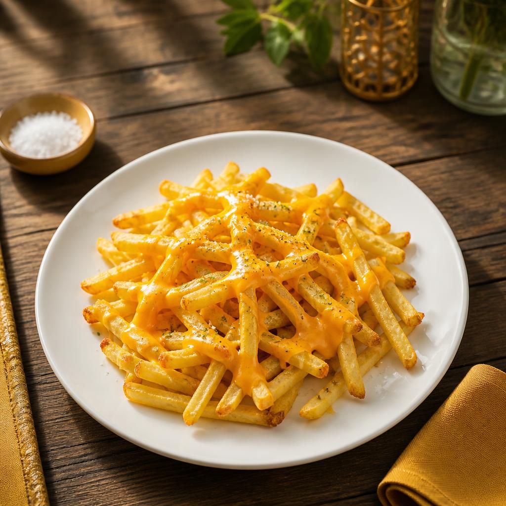 Cheddarlı Patates Kızartması
